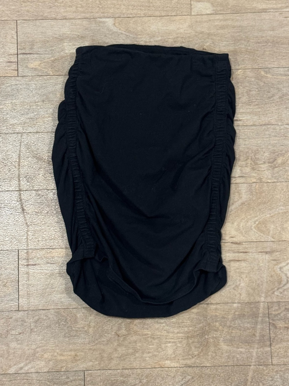 TNA Malibu Rached Mini Skirt Black Size XS